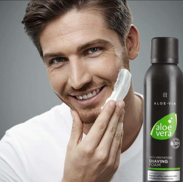 LR ALOE.VIA Aloe Vera ANTI-IRRITATION SHAVING FOAM (200 ml)